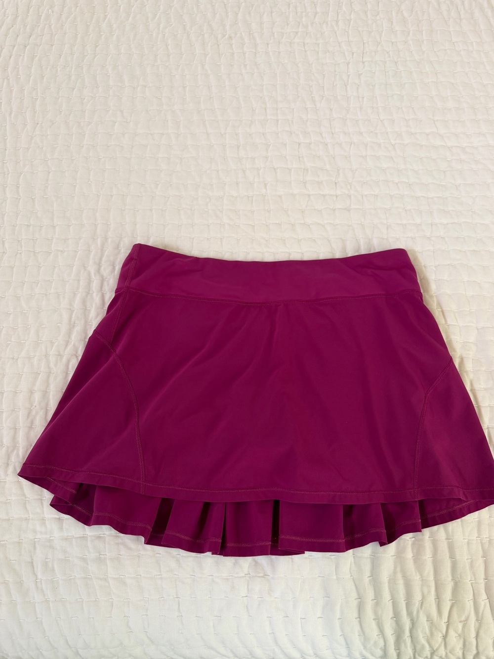 lululemon athletica Magenta Pleated Mini Skirt
